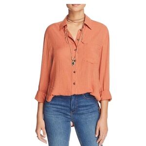 Free People That’s a Wrap Button up Shirt